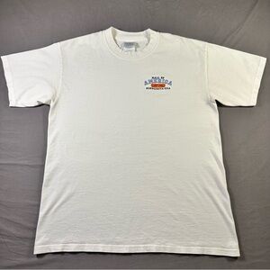 Vintage Mall of America Est. 92 White Embroidered T-Shirt Men’s L Short Sleeve